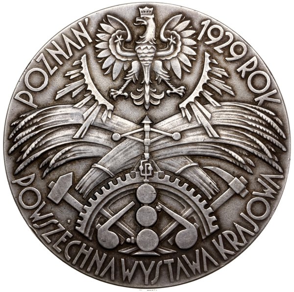 Medal na pamiątkę Powszechnej Wystawy Krajowej w Poznaniu, 1929, projektu Stefana Rufina Koźbielewskiego, Warszawa