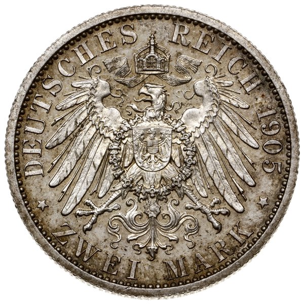 2 marki, 1905 A, mennica Berlin