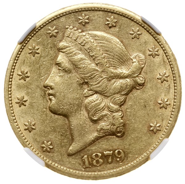 20 dolarów, 1879 CC, mennica Carson City; typ Li