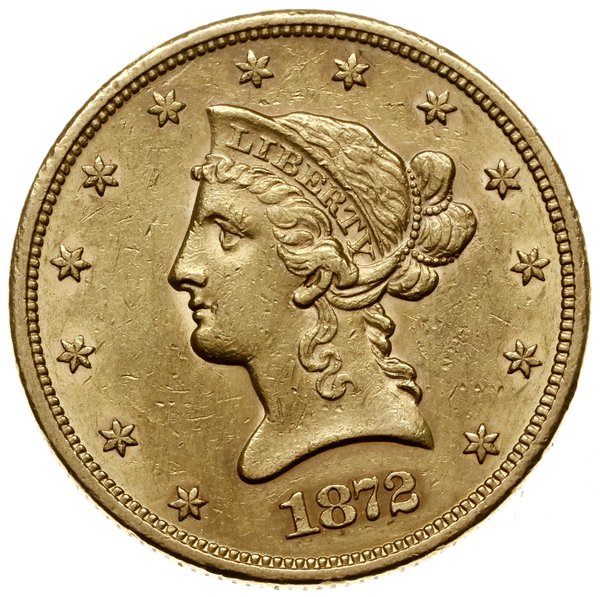 10 dolarów, 1872 S, mennica San Francisco