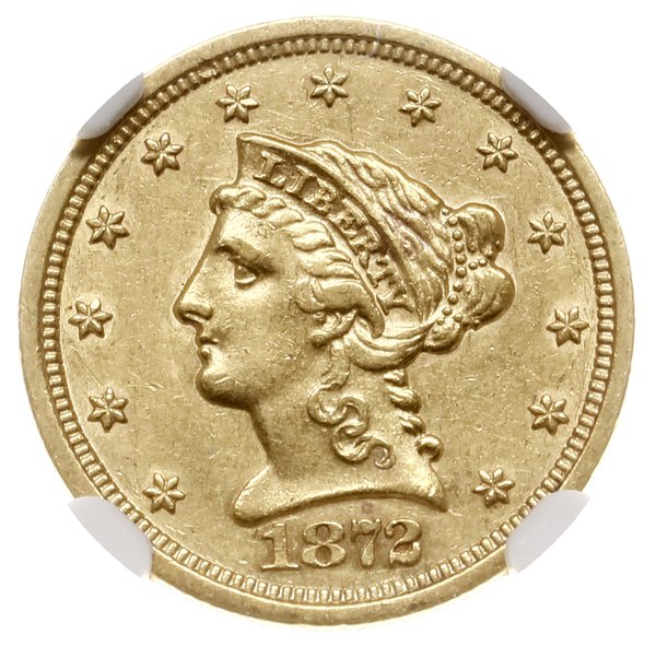 2 1/2 dolara, 1872 S, mennica San Francisco; typ