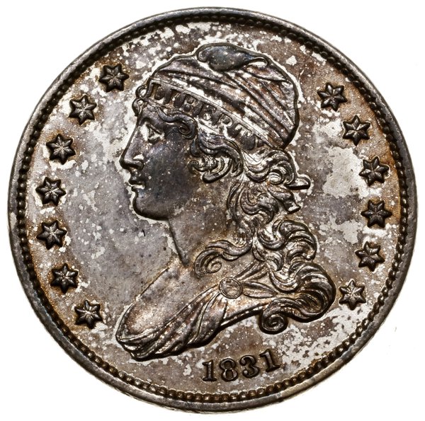 25 centów, 1831, mennica Filadelfia; typ Capped 