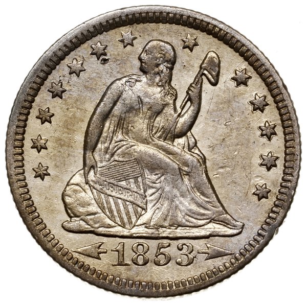 25 centów, 1853 O, mennica Nowy Orlean