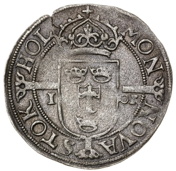 1 öre, 1576, mennica Sztokholm; SM 72; srebro, 2