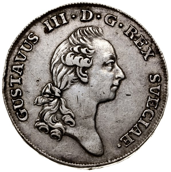 2/3 talara (riksdalera), 1776, mennica Sztokholm