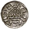 Denar, 1002–1009, mincerz Anti; Aw: Krzyż grecki, w kątach pierścień, klin, trzy kulki, klin, + HE..