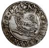 Grosz, 1581, mennica Ryga; STEPH w legendzie awersu, pełna data na rewersie z boków herbu Rygi, RI..