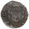 1/2 öre, 1597, mennica Sztokholm; odmiana z SVE & POL REX w legendzie awersu; Kop. 10515 (R3), Kop..