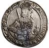 Talar, 1637, mennica Toruń; Aw: Półpostać króla w prawo, w dłoniach trzymającego miecz i jabłko pa..