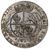 Szóstak, 1756 EC, Lipsk; szerokie popiersie króla, korony żeberkowane; Kahnt 693 var. j, Kop. 2102..