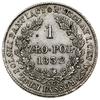 1 złoty, 1832 KG, Warszawa; odmiana z mniejszą g