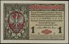 1 marka polska, 9.12.1916; „jenerał”, seria A, numeracja 7028941; Lucow 254 (R2), Miłczak 2a, Ros...