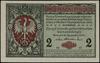2 marki polskie, 9.12.1916; „jenerał”, seria A, numeracja 6896412; Lucow 257 (R5), Miłczak 3a, Ros..