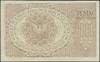 1.000 marek polskich, 17.05.1919; znak wodny - „Orły i litery BP”, seria ZX, numeracja 496364*; Lu..