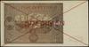 1.000 złotych, 15.01.1946; seria B 1234567 / B 8900000, czerwone dwukrotne przekreślenie i poziomo..