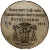 Medal na pamiątkę wyboru Aleksandra Kakowskiego arcybiskupem warszawskim, 1913, projektu Czesława ..