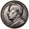 Medal pamiątkowy August Hlond, 1930, projektu Jana Wysockiego, Warszawa; Aw: Popiersie w lewo, w d..