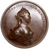Medal koronacyjny, 1762, autorstwa Timofieja Iwanowa i I. G. Waechtera; Aw: Popiersie Elżbiety II ..
