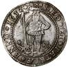 talar, 1632, mennica Goslar; Aw: Jedenastopolowa tarcza herbowa, powyżej pięć hełmów z labrami i k..
