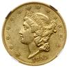 20 dolarów, 1859, mennica Filadelfia; typ Liberty Head; Fr. 169, KM 74.1; złoto próby 900, ok. 33...