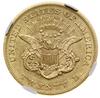 20 dolarów, 1859, mennica Filadelfia; typ Liberty Head; Fr. 169, KM 74.1; złoto próby 900, ok. 33...