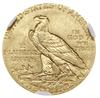 5 dolarów, 1912, mennica Filadelfia; typ Indian Head; Fr. 148; złoto próby 900, ok. 8.35 g, nakład..