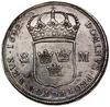 8 marek, 1692, mennica Sztokholm; SM 61; srebro, 31.16 g; patyna.
