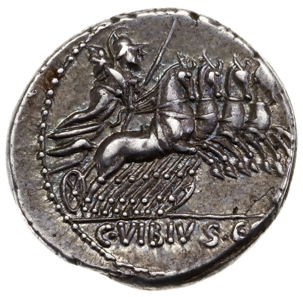 Denar, 90 pne, mennica Rzym; Aw: Głowa Apollina 