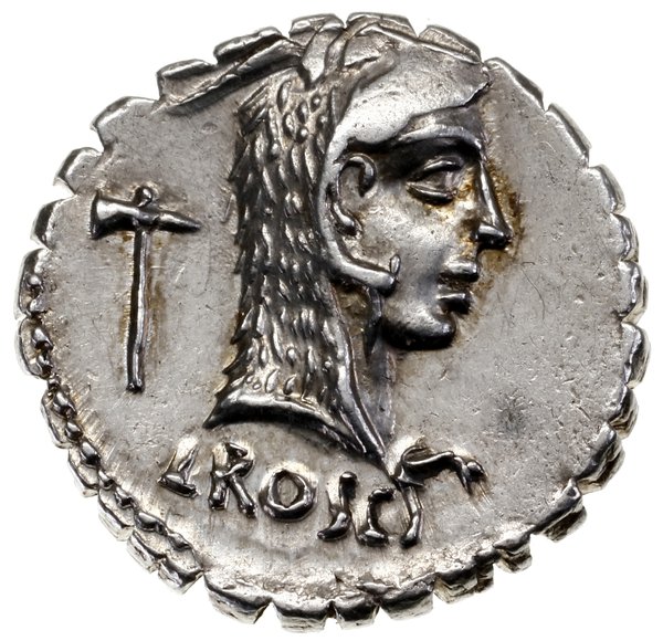Denar serratus, 64 pne, mennica Rzym
