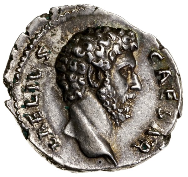 Denar, 137, mennica Rzym; Aw: Głowa Aeliusza w p