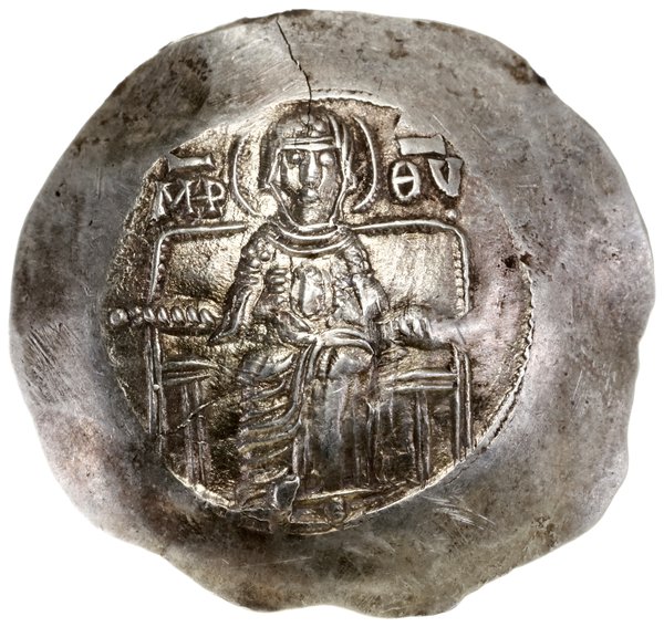 Aspron trachy, 1185–1195, mennica Konstantynopol