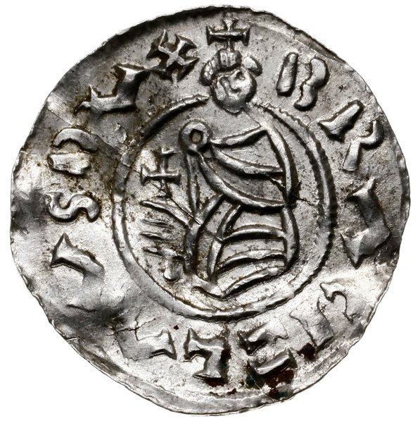 Denar, przed 1050, mennica Praga