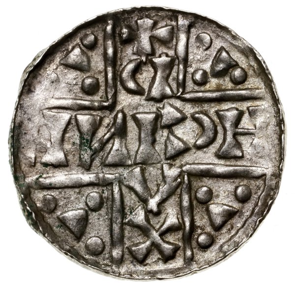 Denar, 1018–1026, mennica Ratyzbona, mincerz Aza
