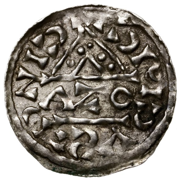 Denar, 1018–1026, mennica Ratyzbona, mincerz Aza