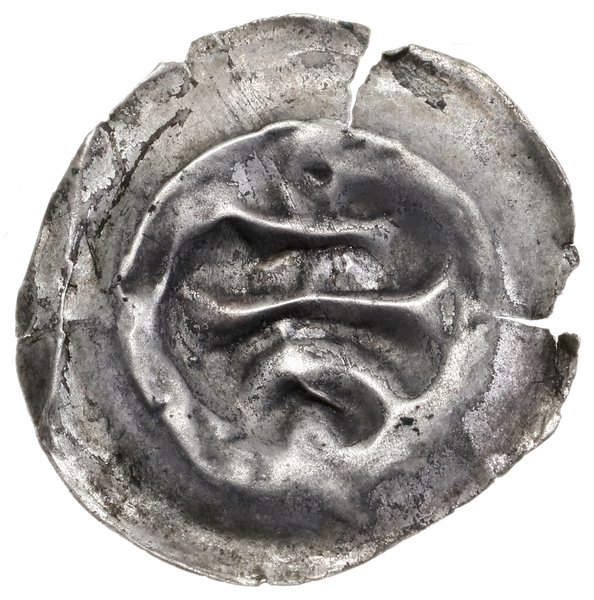 Brakteat, XIII–XIV w.; Łuk nad którym pozioma be