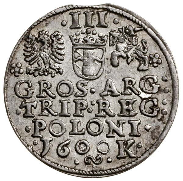 Trojak, 1600, mennica Kraków