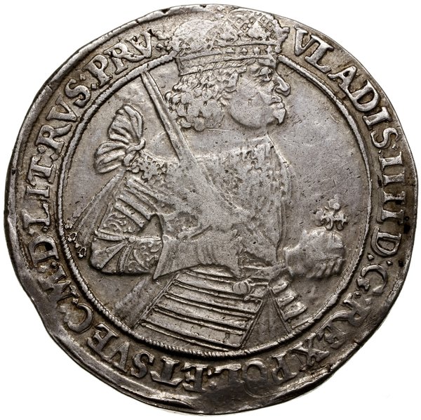 Talar, 1640, mennica Toruń; Aw: Półpostać króla 