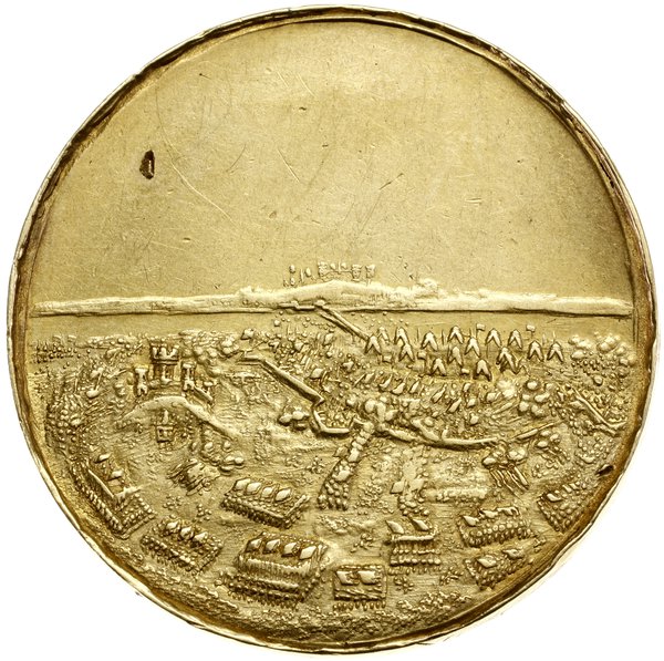 Medal dziesięciodukatowy na pamiątkę elekcji Jana III, 1674 (lub później), niesygnowany, autorstwa  Jana Höhna młodszego, Gdańsk (?)