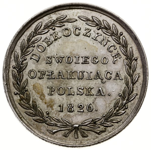 Medal na pamiątkę śmierci cara Aleksandra I, 1826