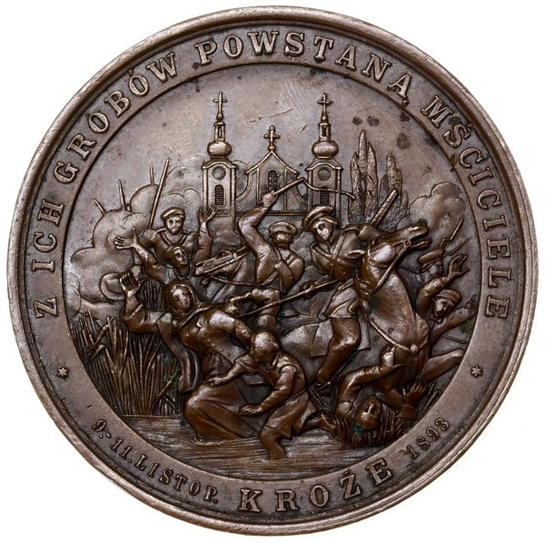 Medal na pamiątkę „rzezi kroskiej”, 1893, projek