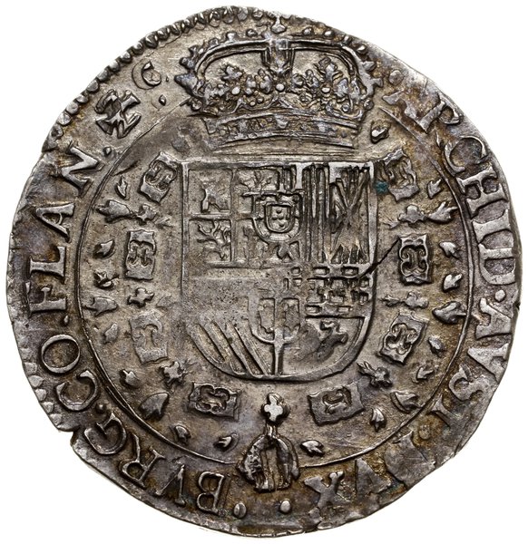 Flandria; 1/2 patagona, 1658, mennica Brugia; De