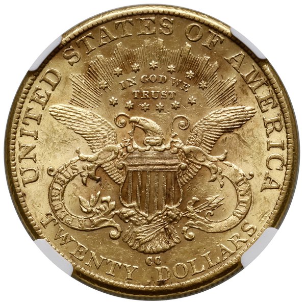 20 dolarów, 1891 CC, mennica Carson City; typ Li