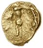 1/8 statera typu Atena-Alkis, III–II w. pne; Aw: Schematyczna głowa Ateny w prawo; Rw: Atena krocz..