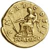Aureus, 118, mennica Rzym; Aw: Udrapowane popiersie cesarza w prawo, w wieńcu laurowym, IMP CAESAR..