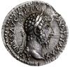 Denar, 165–166, mennica Rzym; Aw: Głowa cesarza w prawo, w wieńcu laurowym, L VERVS AVG ARM  PARTH..