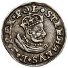 Trojak, 1580, mennica Olkusz; Aw: Mała głowa króla w prawo, STEPHANVS D G REX POL, interpunkcja  w..