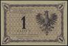 1 złoty, 28.02.1919; seria dwucyfrowa 40.A, numeracja 053593; Lucow 563 (R3), Miłczak 47b;  drobne..