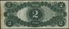 Legal Tender Note; 2 dolary, 1917; seria B 59791222 A, czerwona pieczęć, podpisy Speelman i White;..