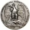 Medal na pamiątkę 125. rocznicy uchwalenia Konstytucji 3 Maja, 1916, projektu Józefa Chylińskiego,..