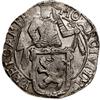 Talar lewkowy (Leeuwendaalder), 1648; Aw: Rycerz stojący w prawo, trzymający ukoronowaną tarczę  h..